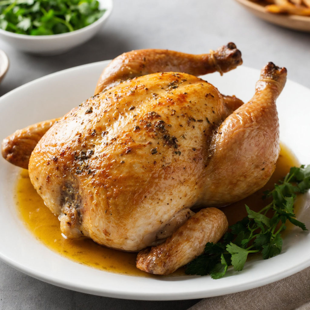 Golden Roast Chicken